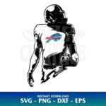 Buffalo Bills Football Player SVG