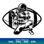 Football Player SVG Cricut