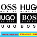 hugo boss logo svg bundle