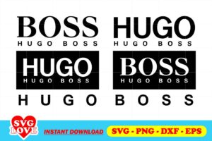 hugo boss logo svg bundle