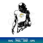 los angeles rams Football Player svg