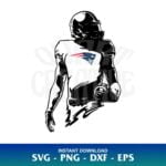 new england patriots football player svg