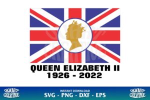 queen elizabeth 1926 -2022 SVG