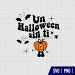 Bad Bunny Halloween Pumpkin SVG