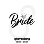 Bride Diamond SVG Free