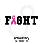 Fight Ribbon SVG free