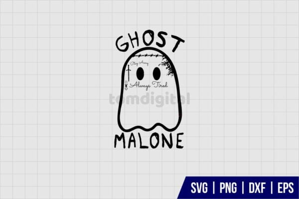 Ghost Malone Svg Gravectory