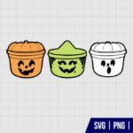 Halloween Witch Bucket SVG