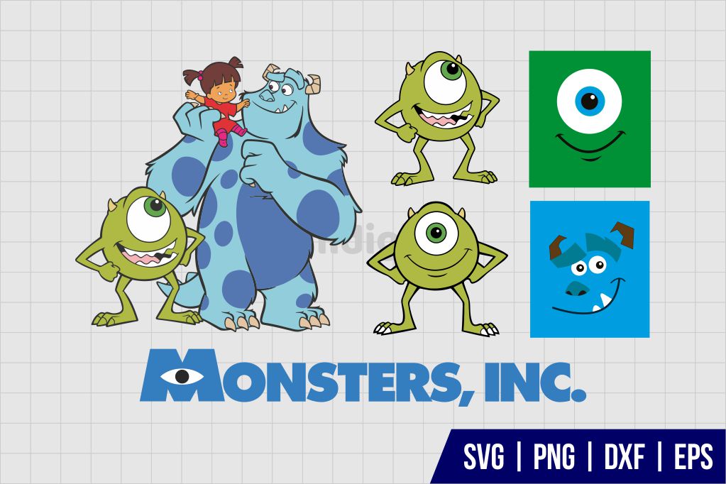 Monsters Inc SVG Cut File