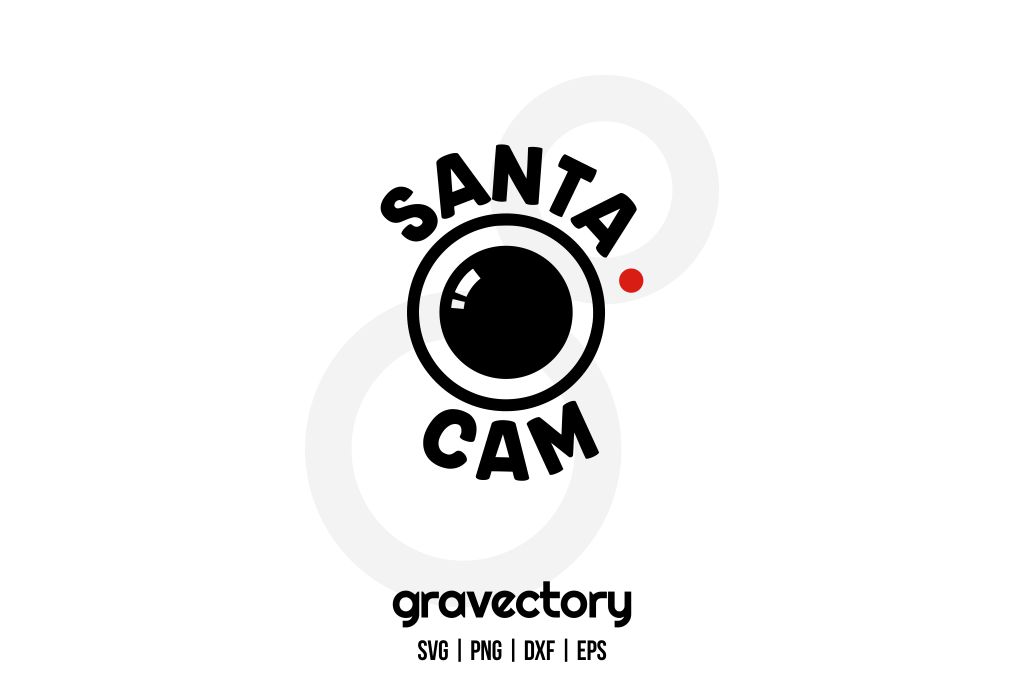 Santa Cam Christmas SVG Free