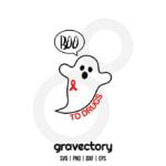 Say Boo To Drugs SVG Free
