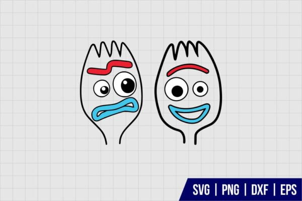 Toy Story Forky SVG - Gravectory