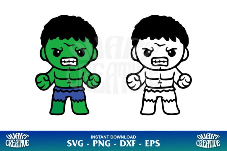 Baby Hulk SVG: Unleashing the Adorable Power of the Green Giant