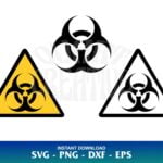 biohazard SVG cricut