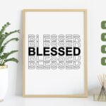 blessed svg png dxf eps