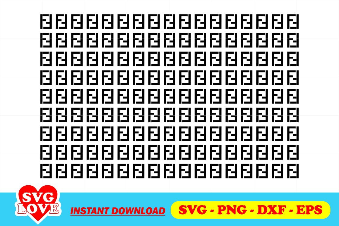 Fendi Logo Pattern SVG - Gravectory