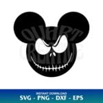 Mickey Jack Skellington SVG