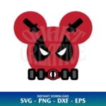 mickey mouse dead pool svg