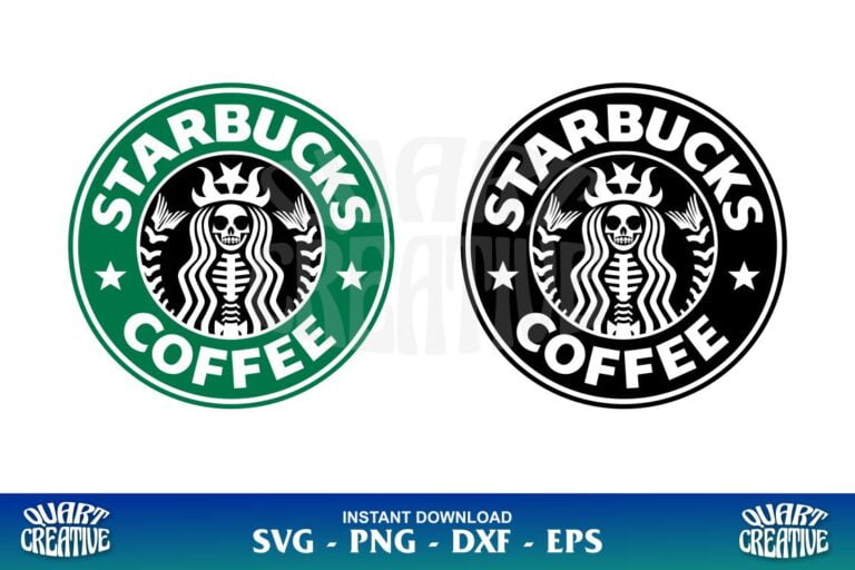 Skeleton Starbucks SVG Cricut - Gravectory