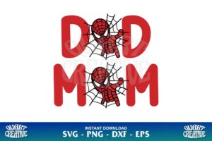 spiderman dad SVG