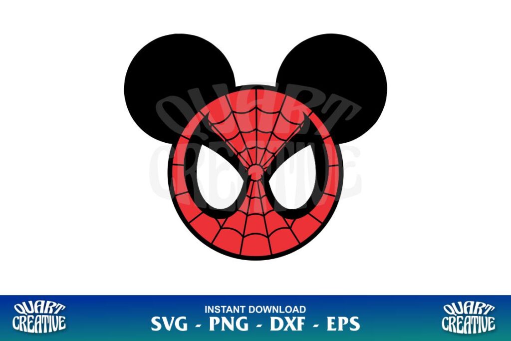 spiderman mickey mouse svg Spiderman Mickey Mouse SVG