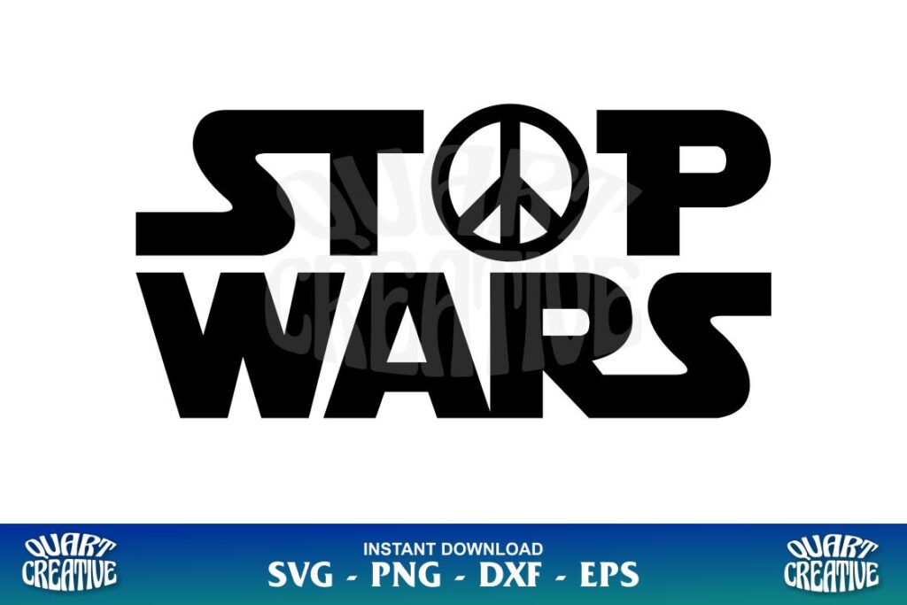 stop wars svg