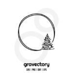 Christmas Wreath SVG Free