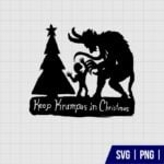Keep Krampus In Christmas SVG