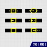 Santa Belt SVG