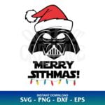 Darth Vader Merry Sithmas SVG