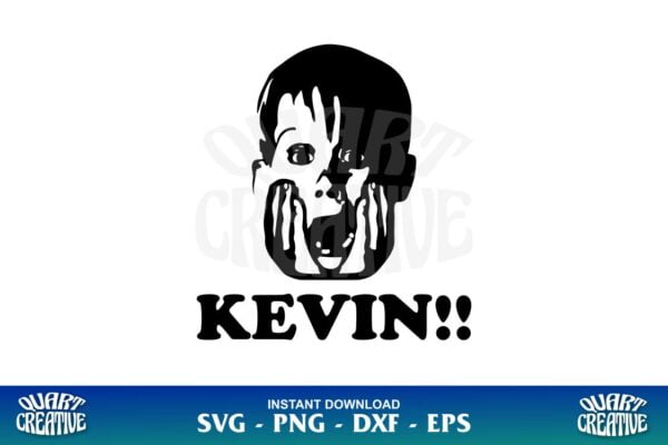 Kevin Home Alone SVG Cricut - Gravectory