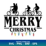 merry christmas stranger things svg