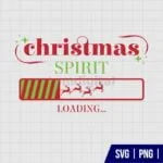 Christmas Spirit Loading SVG
