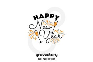 Happy New Year SVG Free