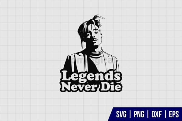 Juice Wrld Legend Never Die SVG - Gravectory