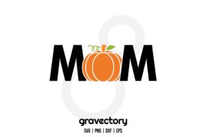 Mom Pumpkin SVG Free