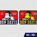 Monkey Mon Skateboarding Ben Davis SVG