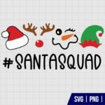 Santa Squad SVG