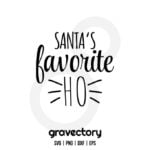 Santas Favorite Ho SVG Free