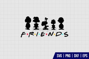 Snoopy Friends SVG