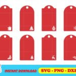 christmas tag svg bundle