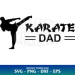 karate dad svg
