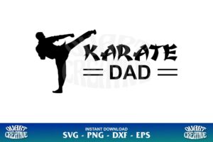 karate dad svg