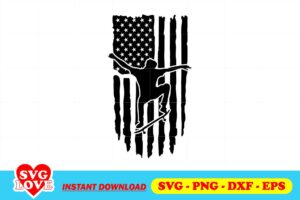 skateboard svg USA Flag SVG On Sale