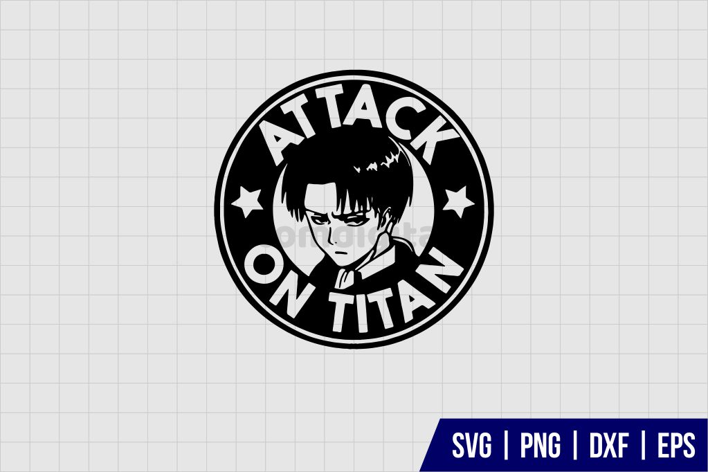 Attack On Titan Starbucks Coffee SVG