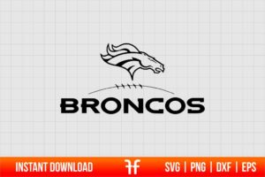 Broncos Denver SVG Cut File