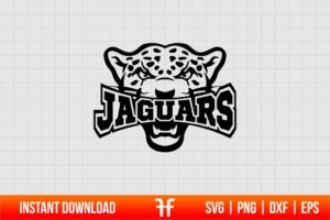 Jaguars School Mascot SVG