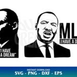 Martin Luther king svg