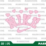 Valentines Nike Heart SVG