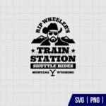 Yellowstone Wheelers Train Station SVG